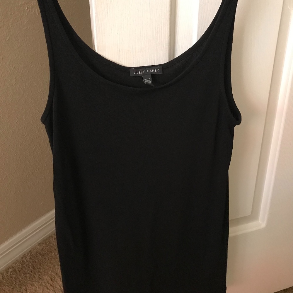 Eileen Fisher black tank top
